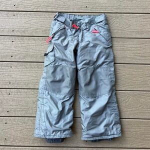 Champion Kids Snow Ski Pants Size XS (4-5) Insulated Outdoor Gray‎